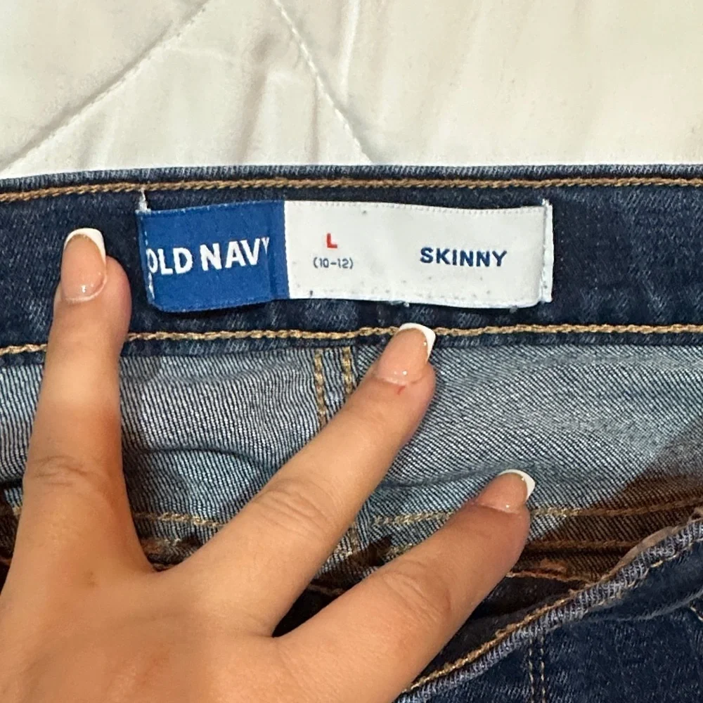 NWOT Old girls Navy Deep Blue Skinny Jeans size 10-12